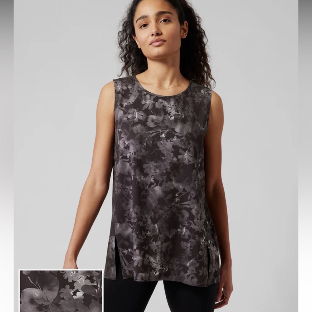 Athleta Zephyr Refined Tank floral
